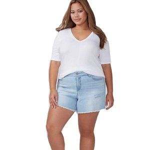 Lane Bryant Shorts Light Wash Denim (28) NWT